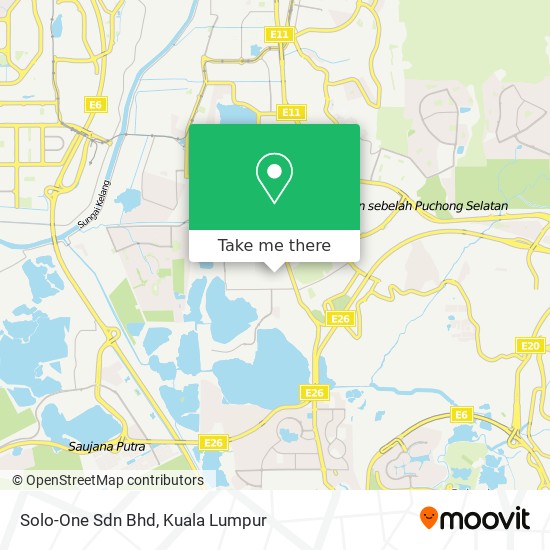 Peta Solo-One Sdn Bhd