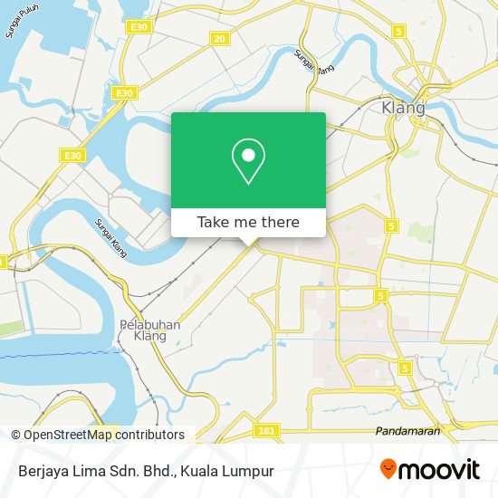 Berjaya Lima Sdn. Bhd. map