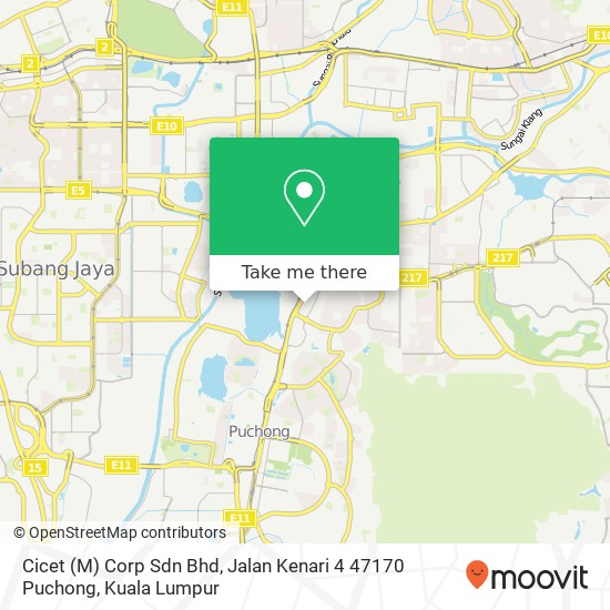 Peta Cicet (M) Corp Sdn Bhd, Jalan Kenari 4 47170 Puchong
