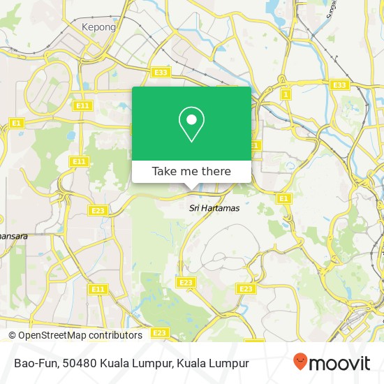 Peta Bao-Fun, 50480 Kuala Lumpur