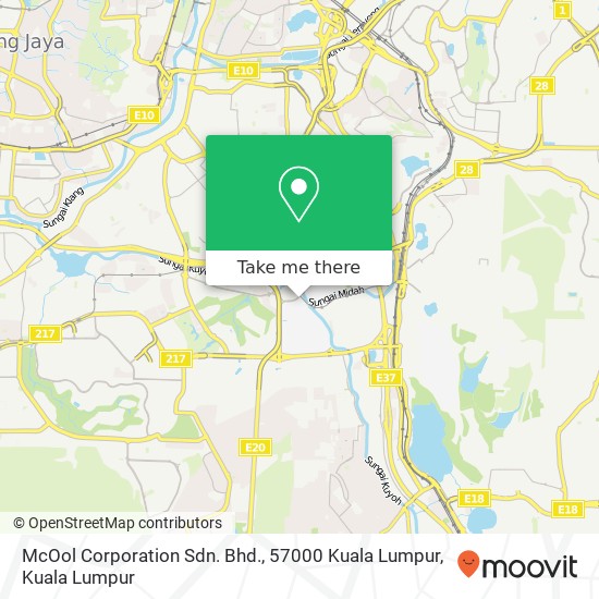 McOol Corporation Sdn. Bhd., 57000 Kuala Lumpur map