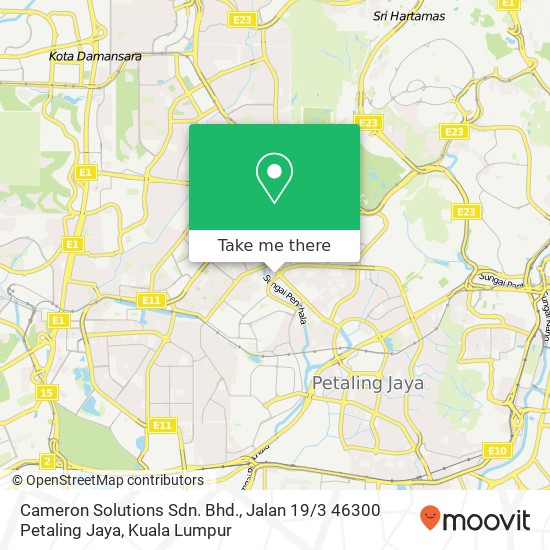 Cameron Solutions Sdn. Bhd., Jalan 19 / 3 46300 Petaling Jaya map