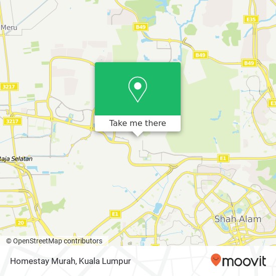 Homestay Murah map
