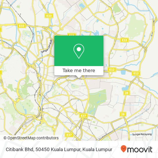 Citibank Bhd, 50450 Kuala Lumpur map