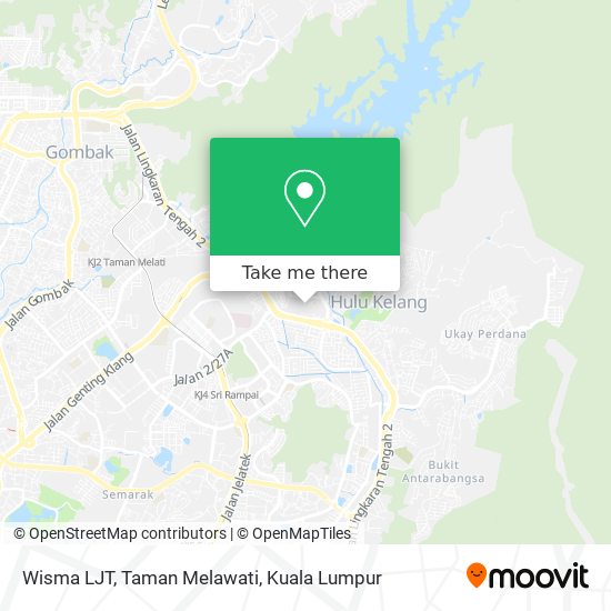 Wisma LJT, Taman Melawati map