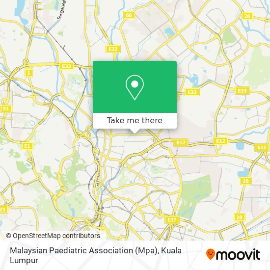Peta Malaysian Paediatric Association (Mpa)