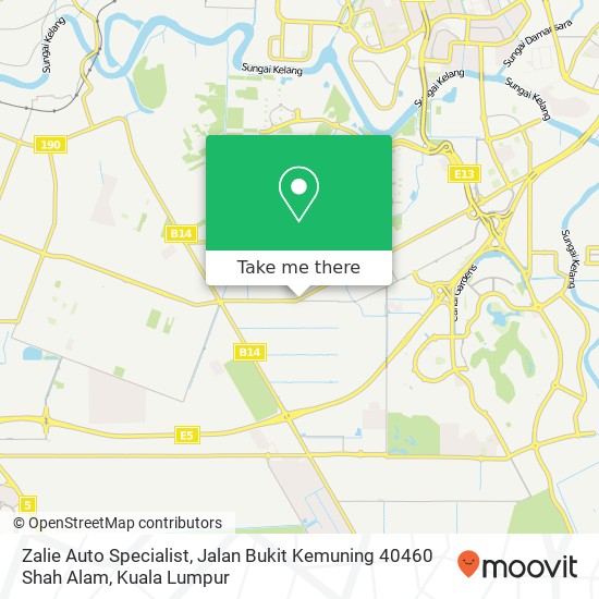 Zalie Auto Specialist, Jalan Bukit Kemuning 40460 Shah Alam map