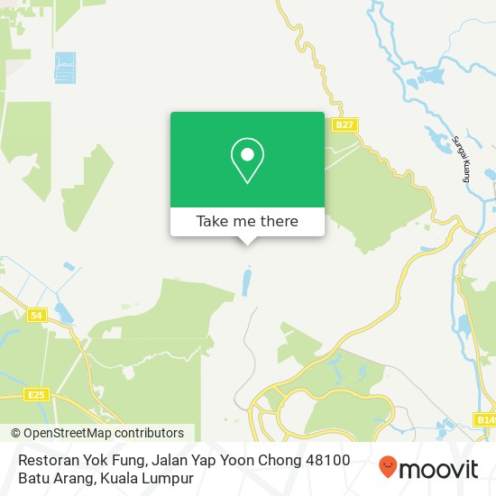 Peta Restoran Yok Fung, Jalan Yap Yoon Chong 48100 Batu Arang