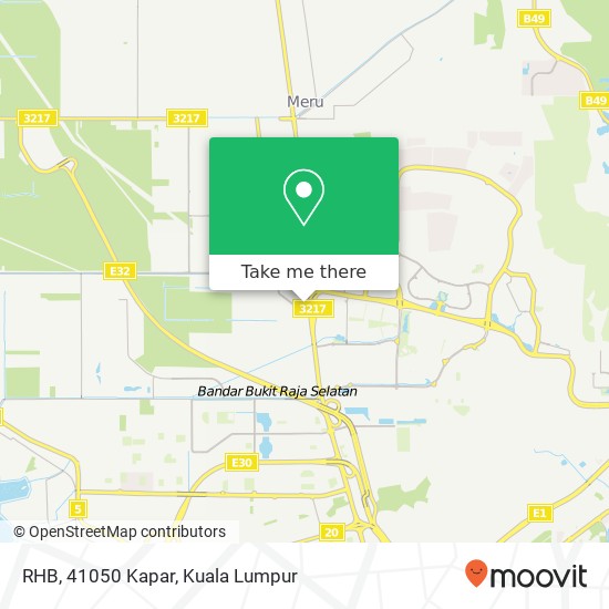 RHB, 41050 Kapar map