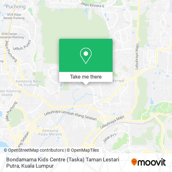 Bondamama Kids Centre (Taska) Taman Lestari Putra map