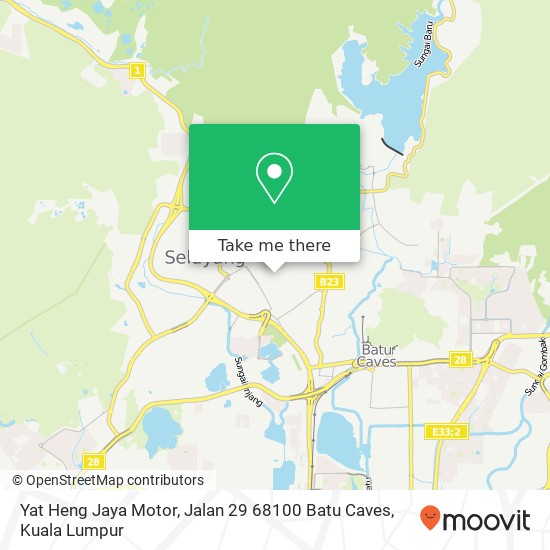 Yat Heng Jaya Motor, Jalan 29 68100 Batu Caves map