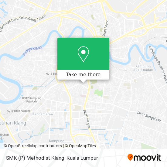 SMK (P) Methodist Klang map