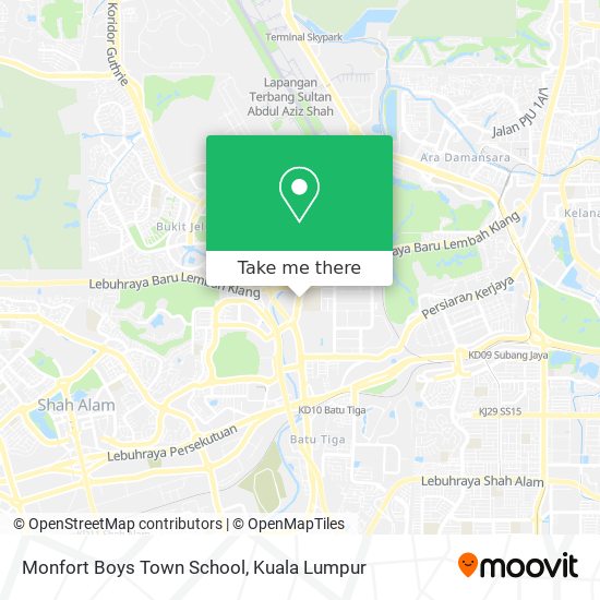 Monfort Boys Town School map