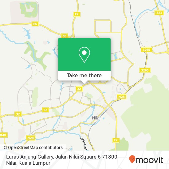 Laras Anjung Gallery, Jalan Nilai Square 6 71800 Nilai map