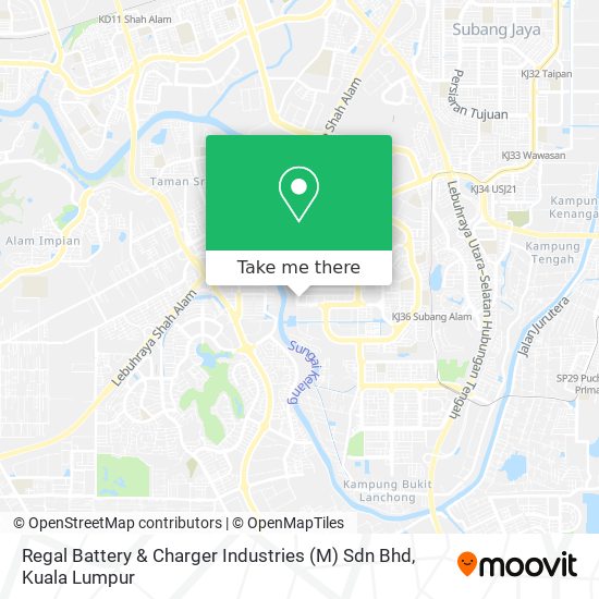 Regal Battery & Charger Industries (M) Sdn Bhd map