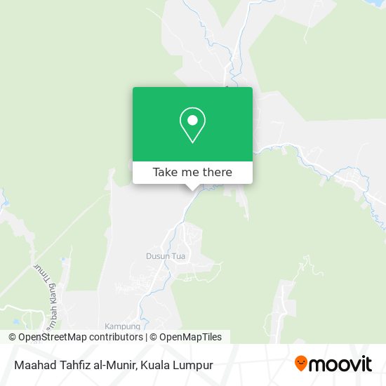 Peta Maahad Tahfiz al-Munir