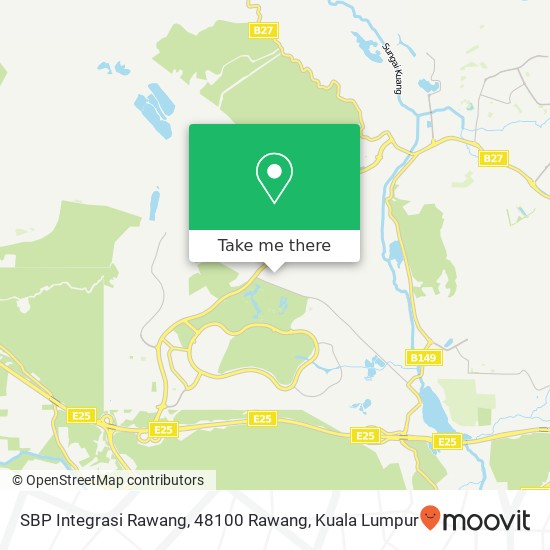 Peta SBP Integrasi Rawang, 48100 Rawang