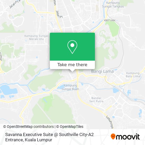Savanna Executive Suite @ Southville City-A2 Entrance map