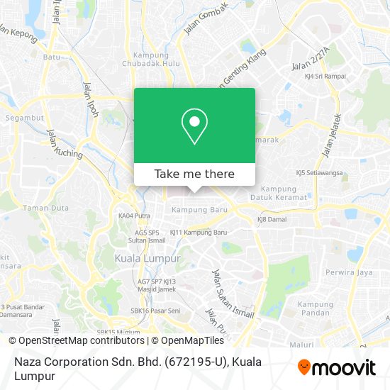 Naza Corporation Sdn. Bhd. (672195-U) map