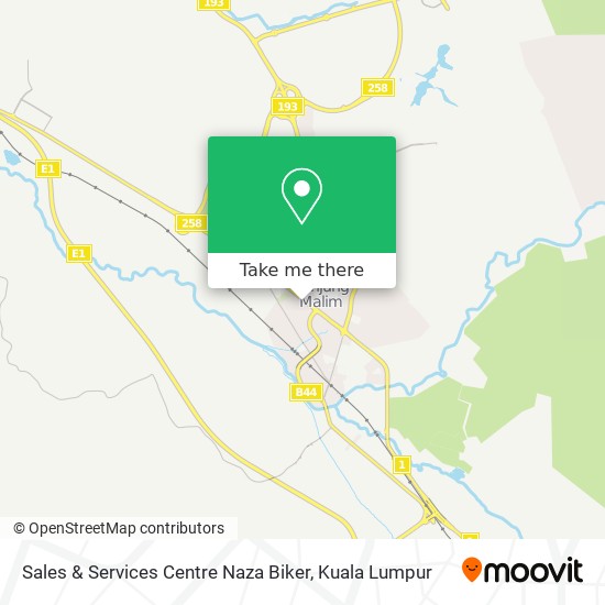 Peta Sales & Services Centre Naza Biker