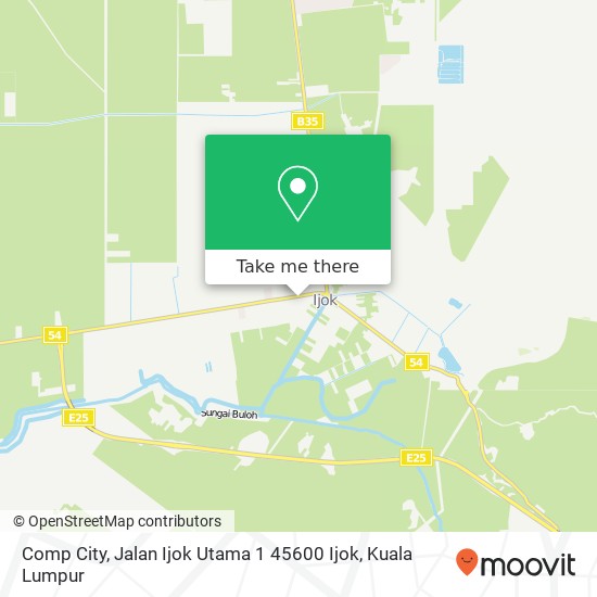 Peta Comp City, Jalan Ijok Utama 1 45600 Ijok