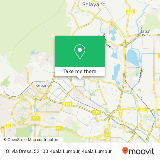 Olivia Dress, 52100 Kuala Lumpur map