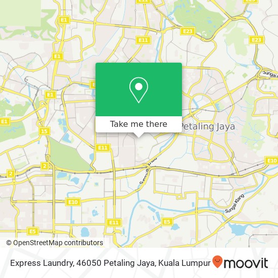 Express Laundry, 46050 Petaling Jaya map