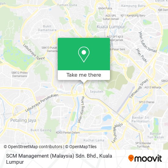 SCM Management (Malaysia) Sdn. Bhd. map