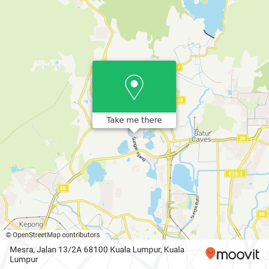 Peta Mesra, Jalan 13 / 2A 68100 Kuala Lumpur