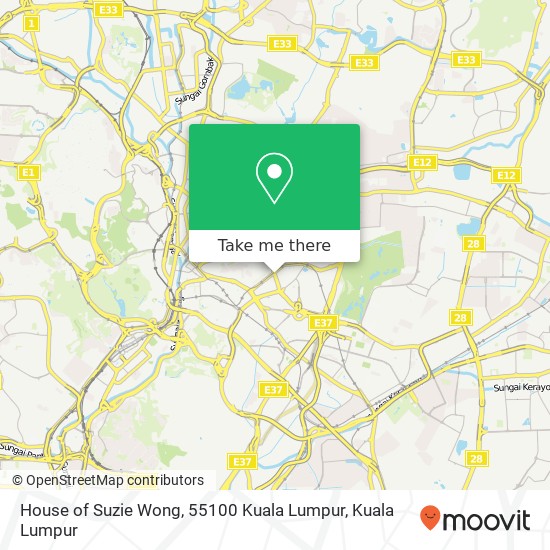 House of Suzie Wong, 55100 Kuala Lumpur map