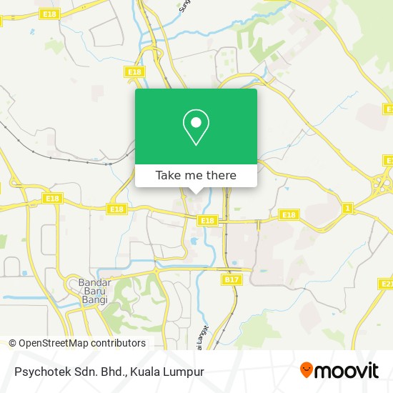 Psychotek Sdn. Bhd. map