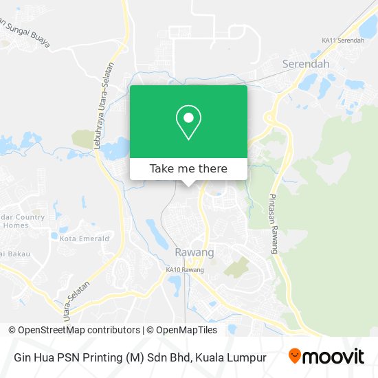 Gin Hua PSN Printing (M) Sdn Bhd map