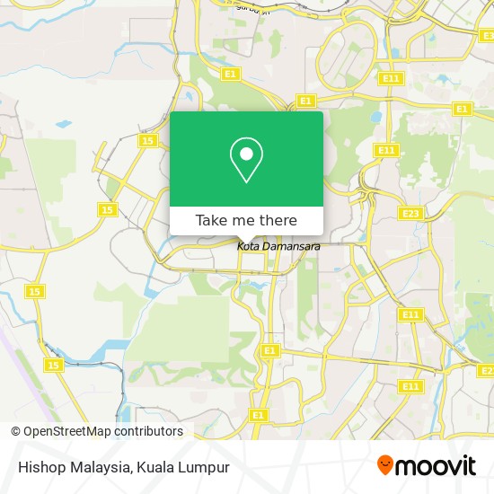 Hishop Malaysia map