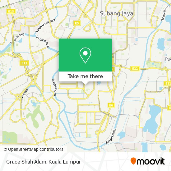 Grace Shah Alam map