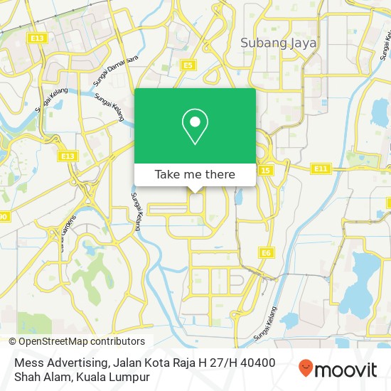 Mess Advertising, Jalan Kota Raja H 27 / H 40400 Shah Alam map