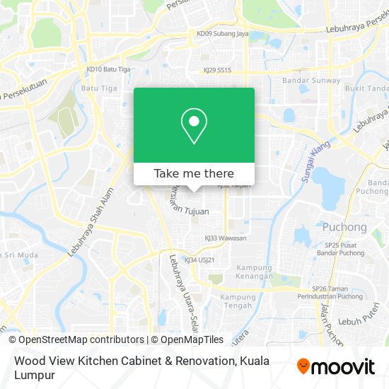 Wood View Kitchen Cabinet & Renovation map