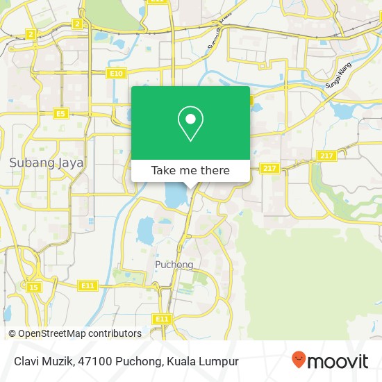 Clavi Muzik, 47100 Puchong map