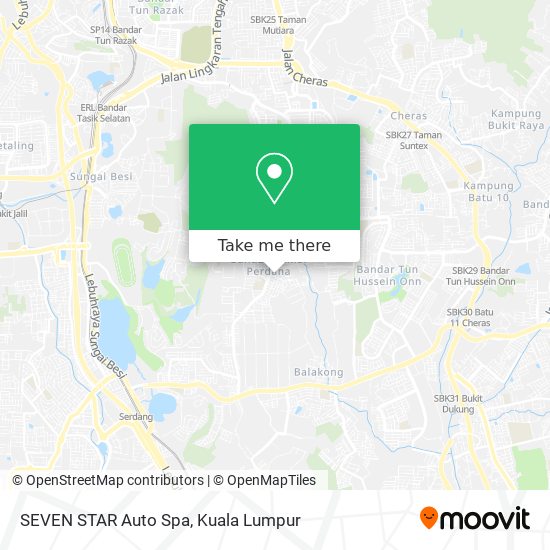 SEVEN STAR Auto Spa map