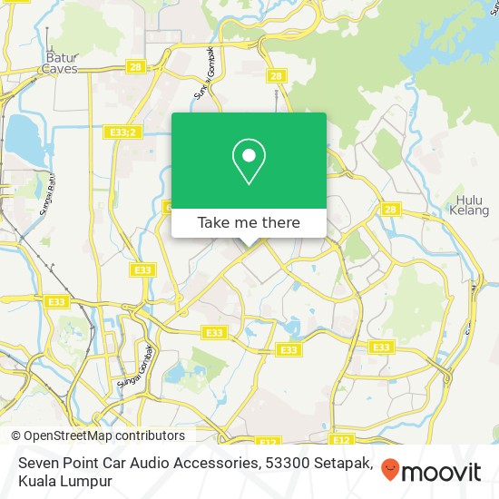 Seven Point Car Audio Accessories, 53300 Setapak map