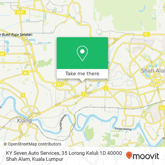 KY Seven Auto Services, 35 Lorong Keluli 1D 40000 Shah Alam map