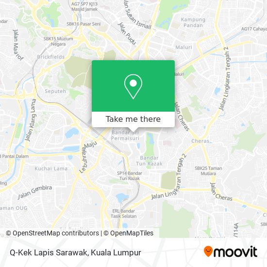 Peta Q-Kek Lapis Sarawak