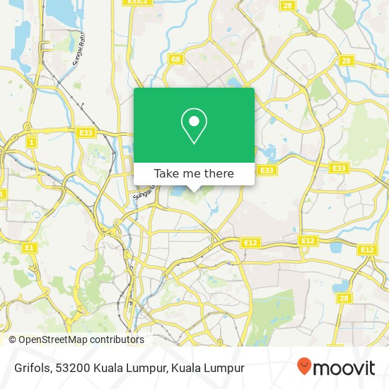 Peta Grifols, 53200 Kuala Lumpur