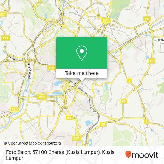 Peta Foto Salon, 57100 Cheras (Kuala Lumpur)