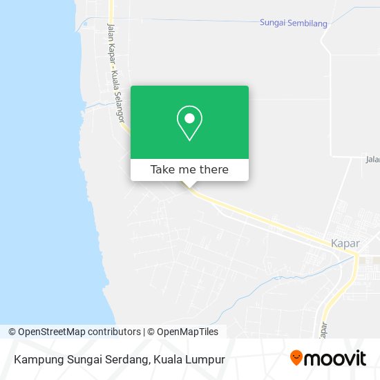 Kampung Sungai Serdang map
