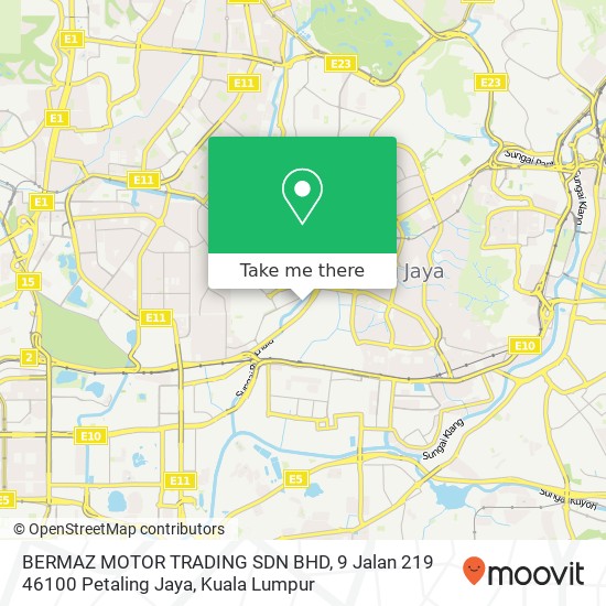 BERMAZ MOTOR TRADING SDN BHD, 9 Jalan 219 46100 Petaling Jaya map