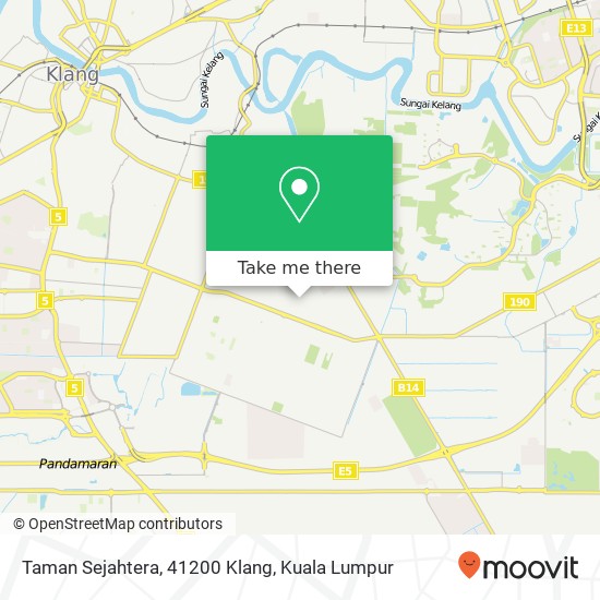 Peta Taman Sejahtera, 41200 Klang