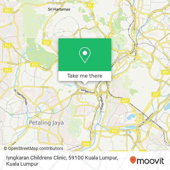 Iyngkaran Childrens Clinic, 59100 Kuala Lumpur map