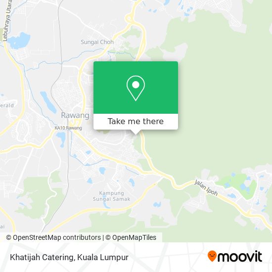 Khatijah Catering map