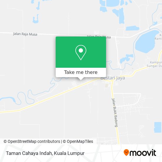 Peta Taman Cahaya Indah