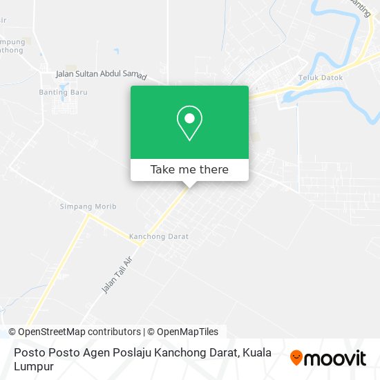 Peta Posto Posto Agen Poslaju Kanchong Darat